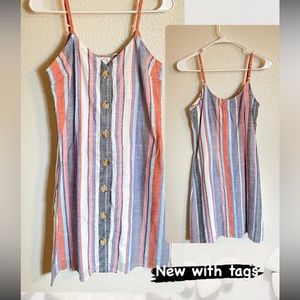 Francesca’s Striped Shift Dress